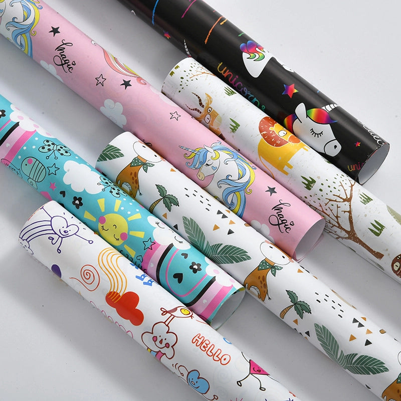 Children’S Day Birthday Cute Animal Cartoon Party Gift Wrapping Supplies Party Supplies Gift Wrapping Supplies