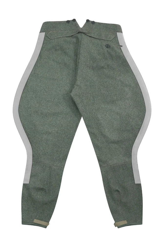   Elite German General Fieldgrey Wool Breeches German-Uniform