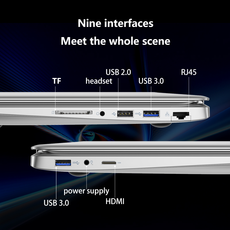 KUU Kbook pro 14.1 inch laptop Intel Celeron N3450 CPU 8GB+256GB Office laptop 17