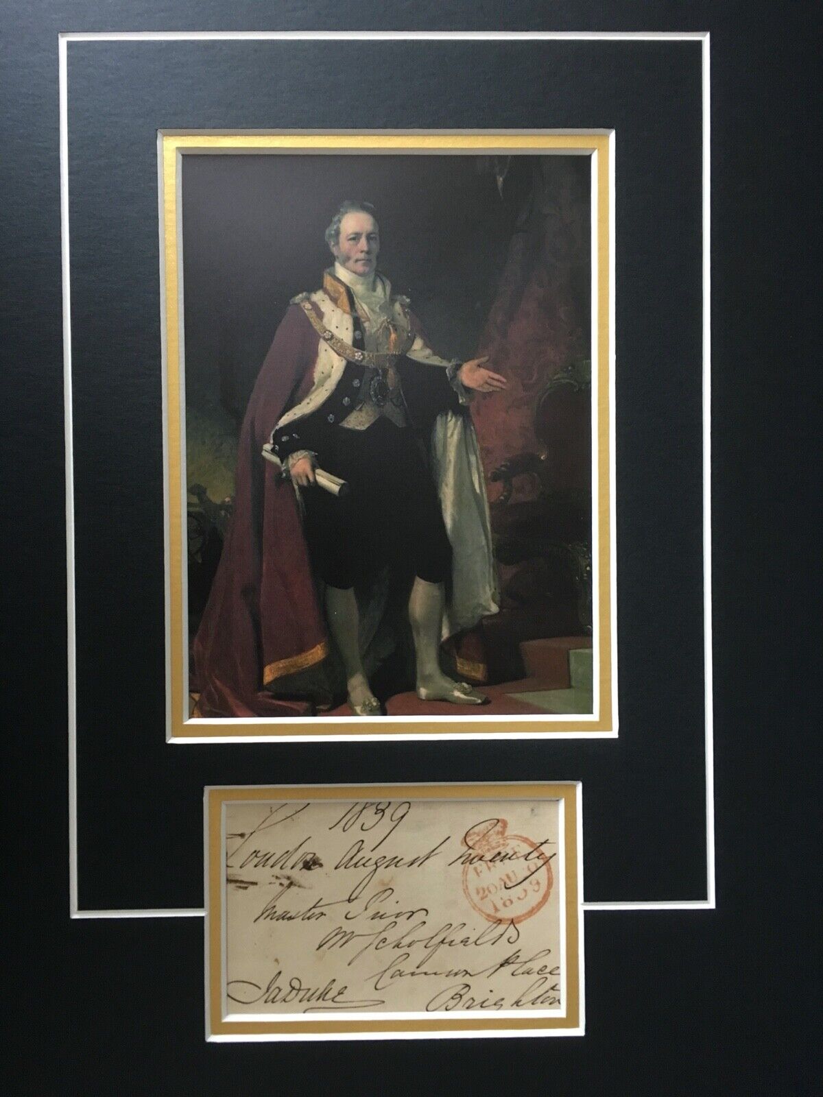 SIR JAMES DUKE - M.P. AND Lord Mayor OF LONDON - SIGNED Photo Poster painting DISPLAY