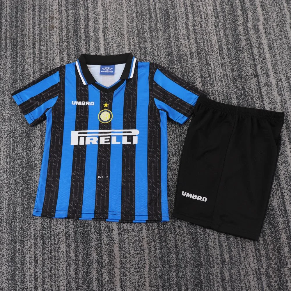 1997/1998 Retro Inter Milan Home Football Jersey Kids Size