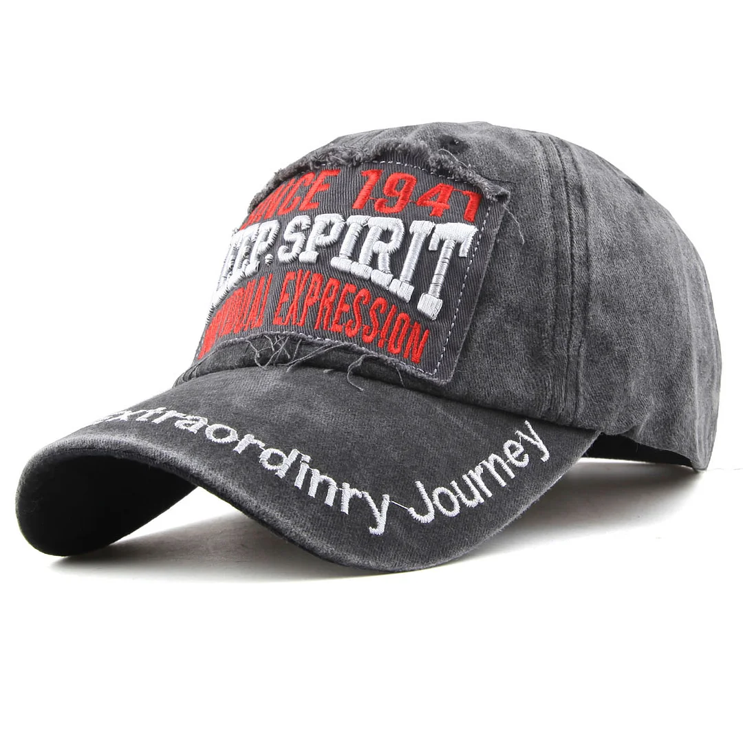 Men & Women Baseball Cap/1941 spirit embroidery Outdoor Fitted Hat