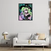 Diamond Painting-DIY Full Round Drill Girl with Green Hair(40x50cm)