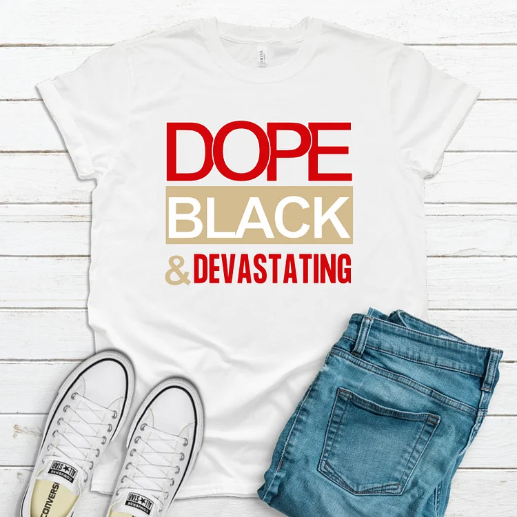 ΔΣΘ DOPE BLACK T-shirt