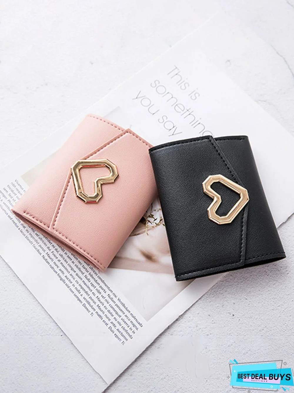 Valentine's Day Heart Multi-Layered Card Holder Wallet