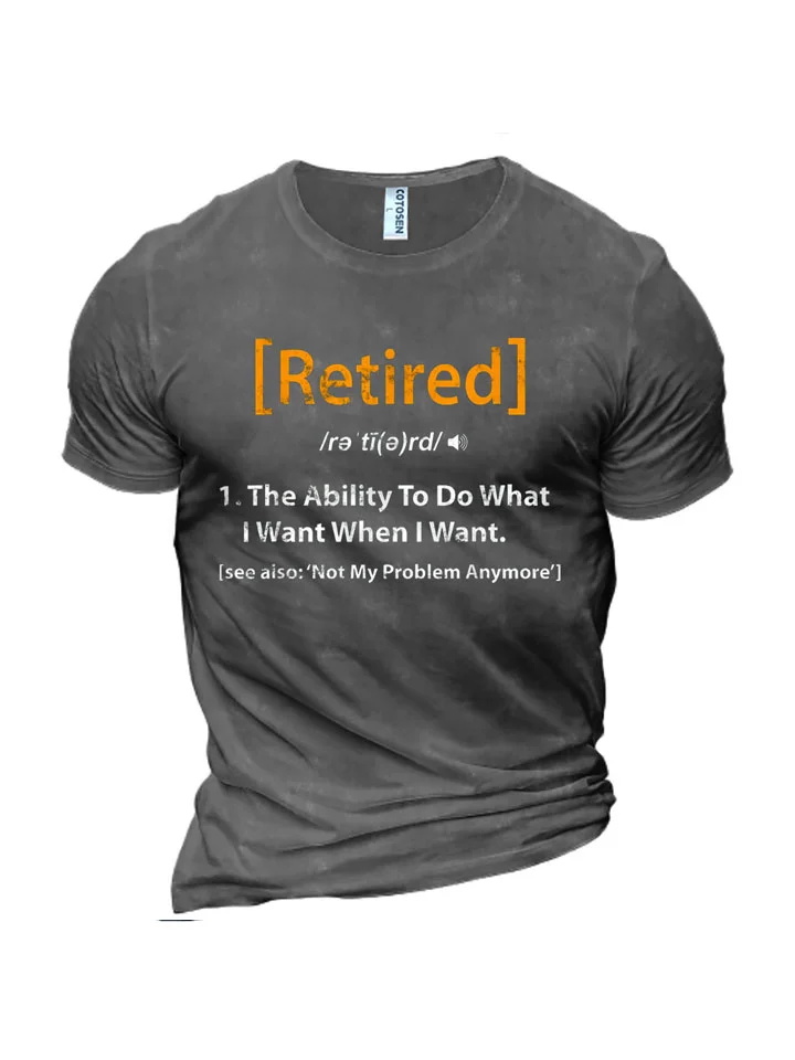 RETIRED Printed Men's Cotton Tops