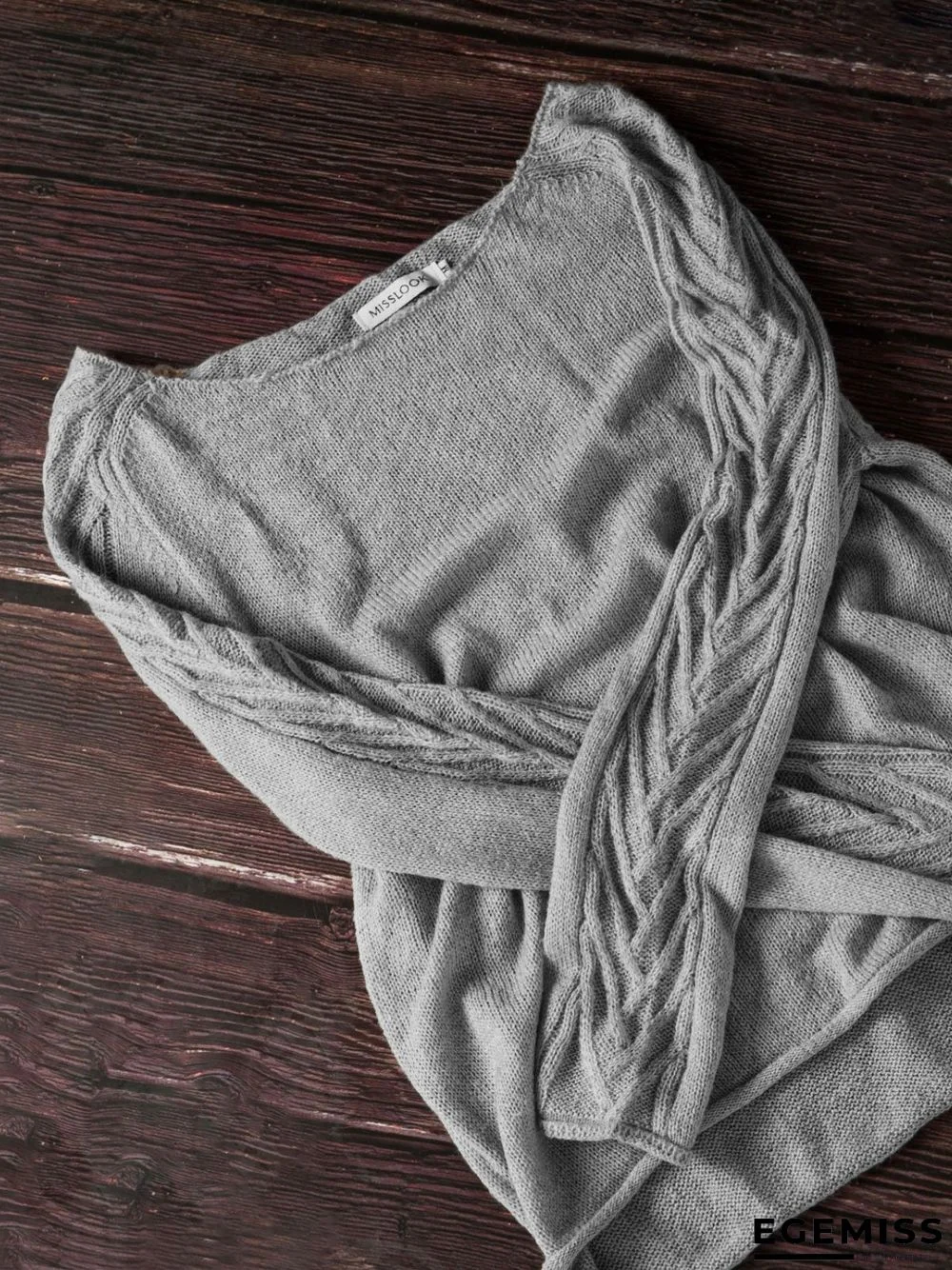 Casual Shift Knitted Sweater | EGEMISS