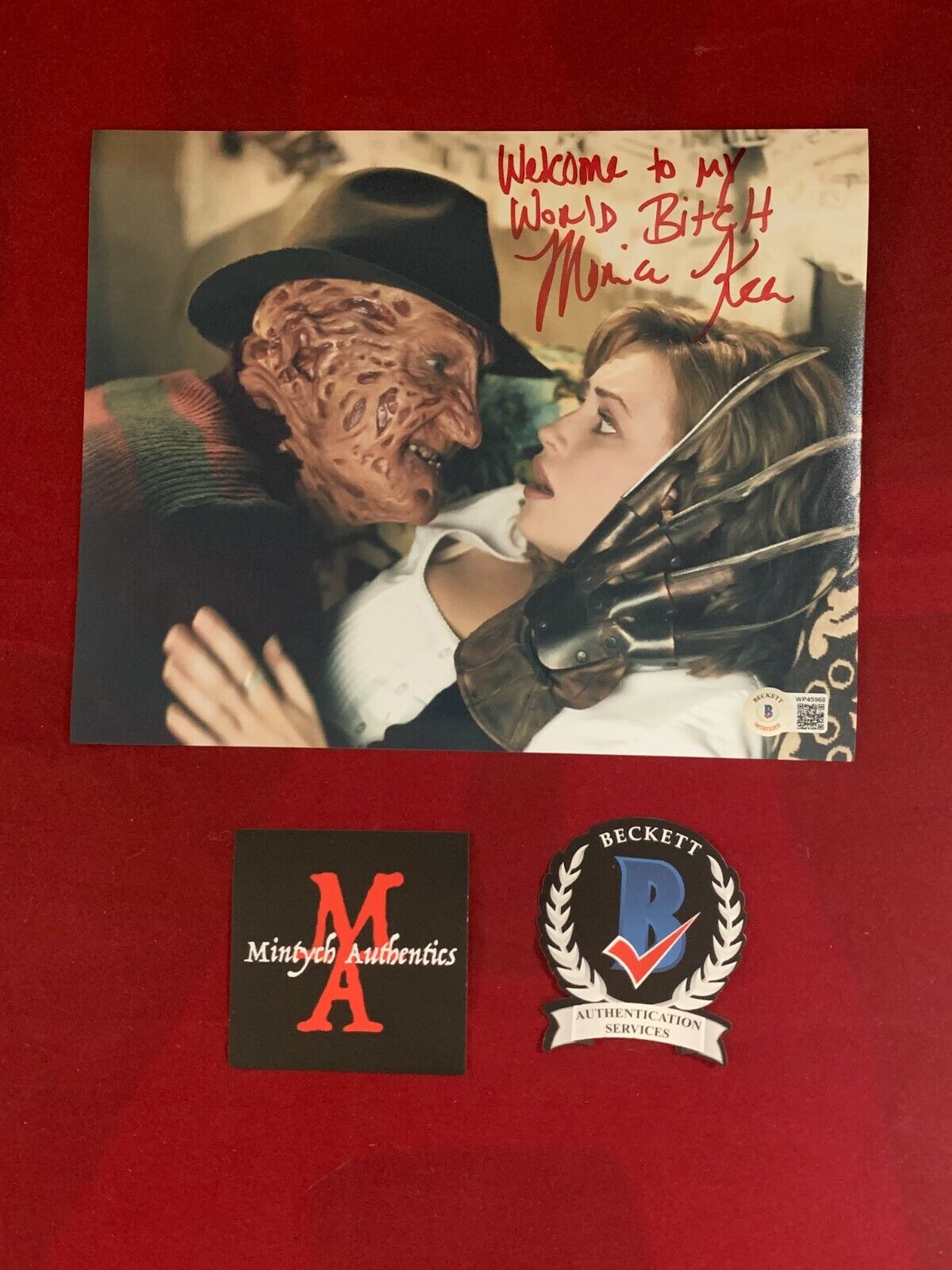 MONICA KEENA AUTOGRAPHED SIGNED 8x10 Photo Poster painting! FREDDY VS JASON! BECKETT COA! HORROR