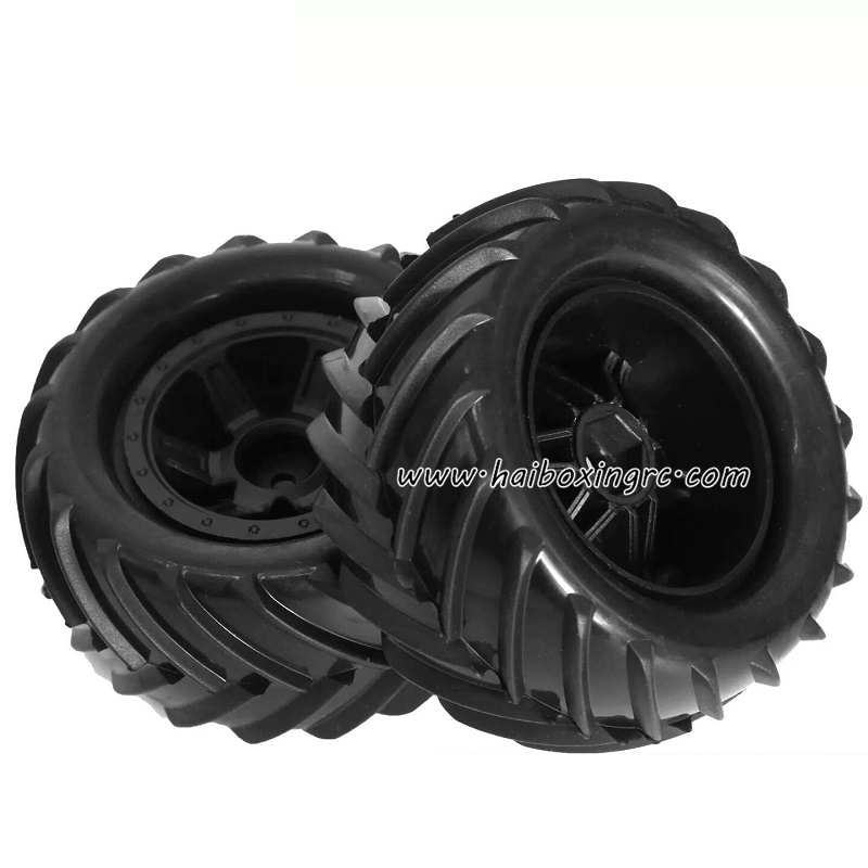 HAIBOXING 1/14 1/16 Parts Wheels Black