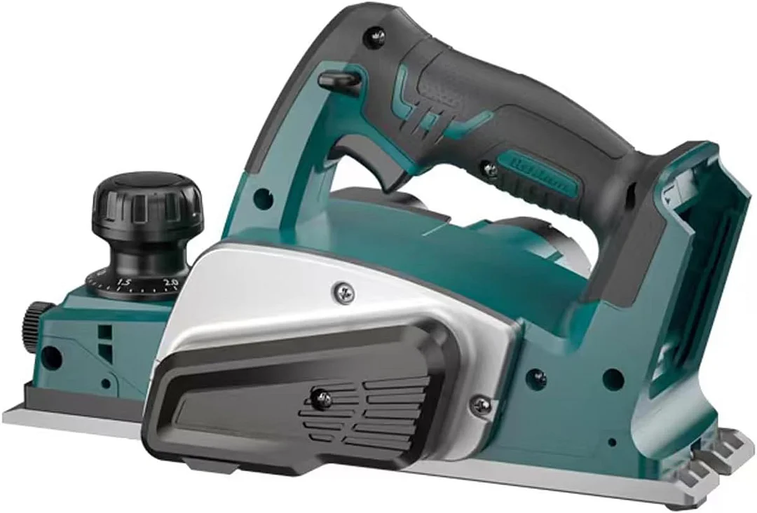 مِبْرَاة كهربائية يدوية تعمل بالبطارية &ndash; مزودة ببطاريتين وشاحن سريع، مثالية للنجارة الاحترافية