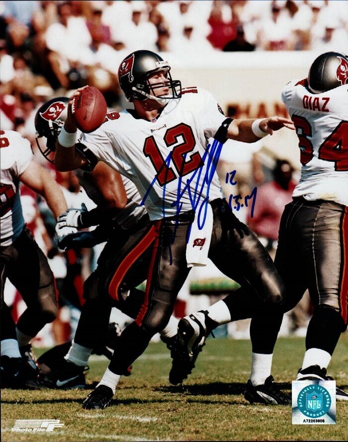 TRENT DILFER In-person Signed Photo Poster painting - SUPER BOWL XXXV Champion