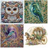 4pcs Diamond Painting-DIY Crystal Rhinestone Owl Bird