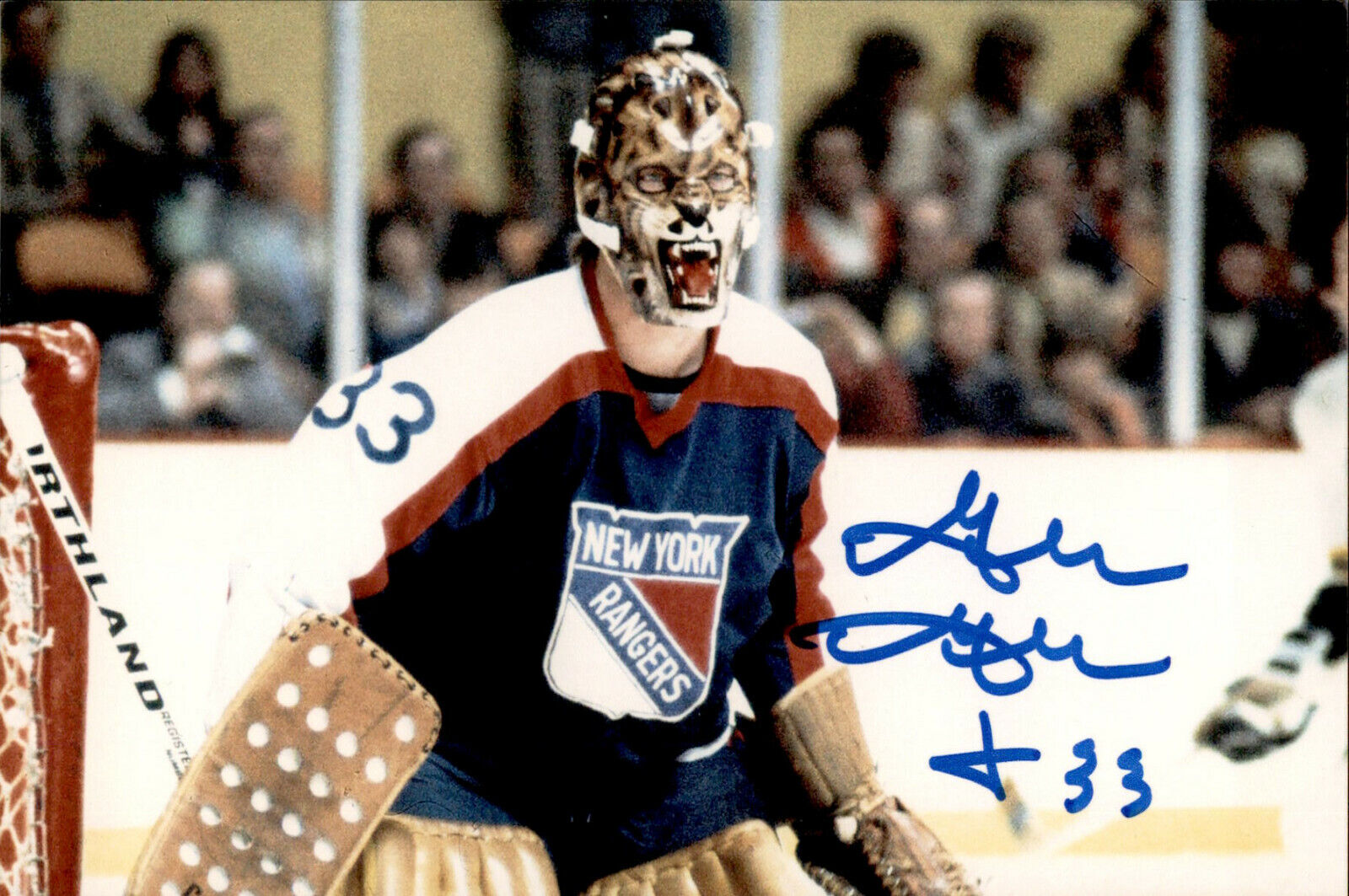 Gilles Gratton SIGNED autographed 4x6 Photo Poster painting NEW YORK RANGERS