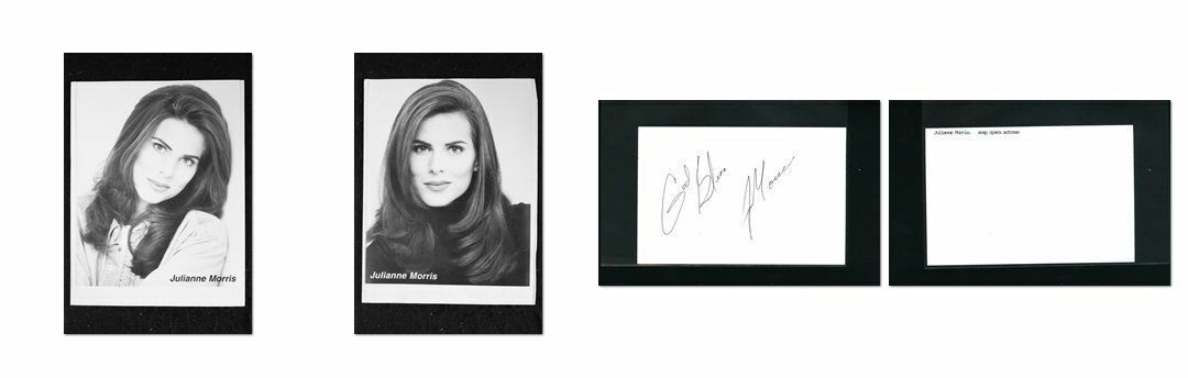 Julianne Morris - Signed Autograph and Headshot Photo Poster painting set - DOOL