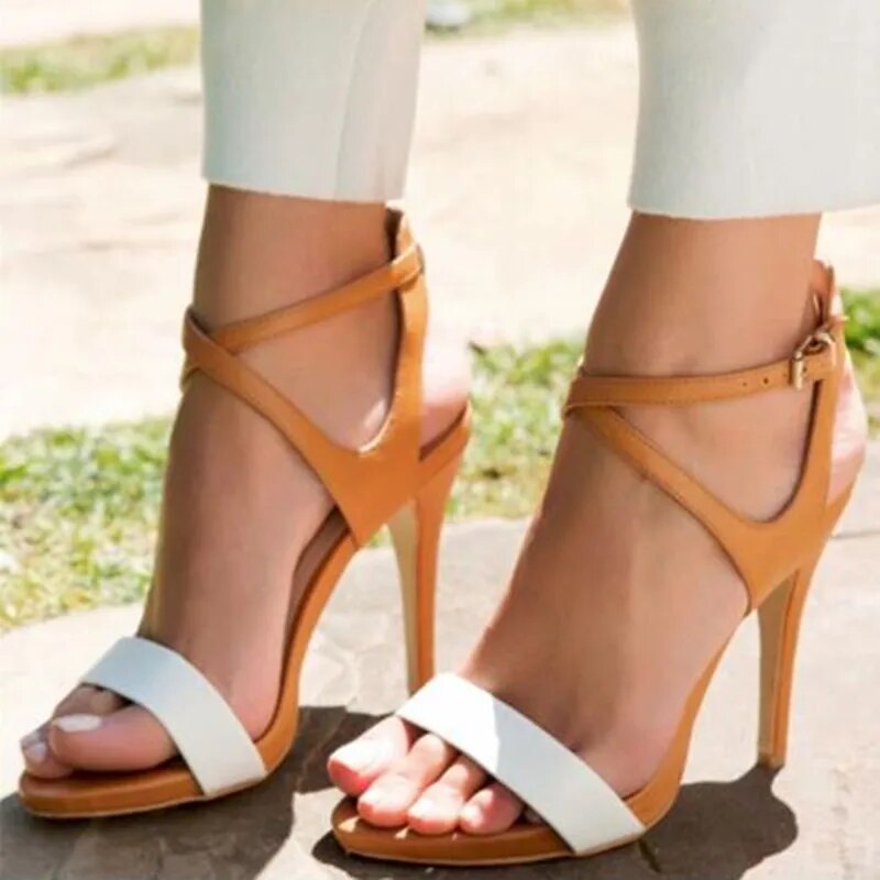 TAAFO Women's Sandals Women's Shoes In High Heels Multicolor Show Banquet Shoes