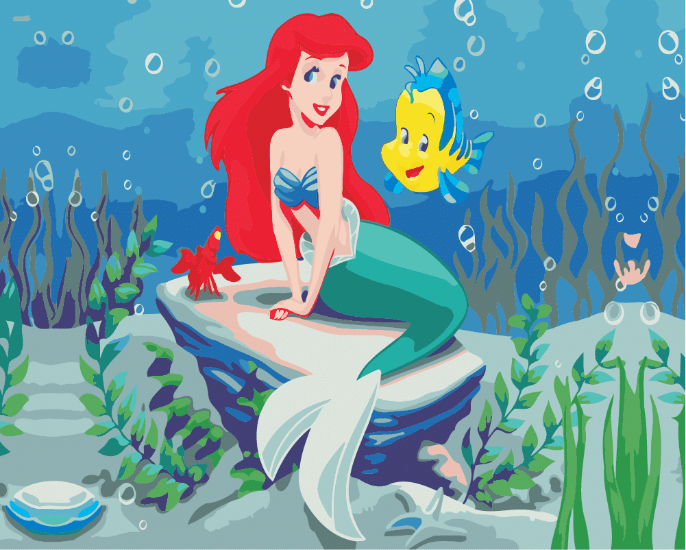 

The Little Mermaid – Paint By Numbers - 40*50CM, 501 Original
