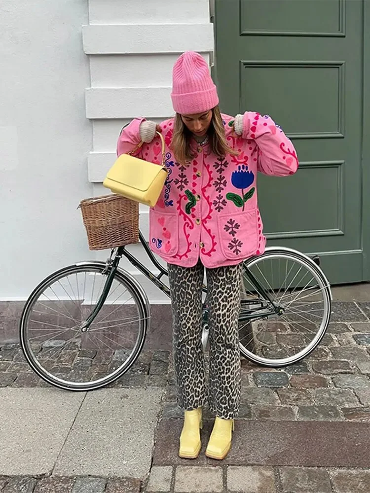 Churchf Print Pants Women Sexy Fashion Versatile Casual Pants High Waist Trousers 2024 Spring Fashion Lady Loose Streetwear-Outfit Ideas