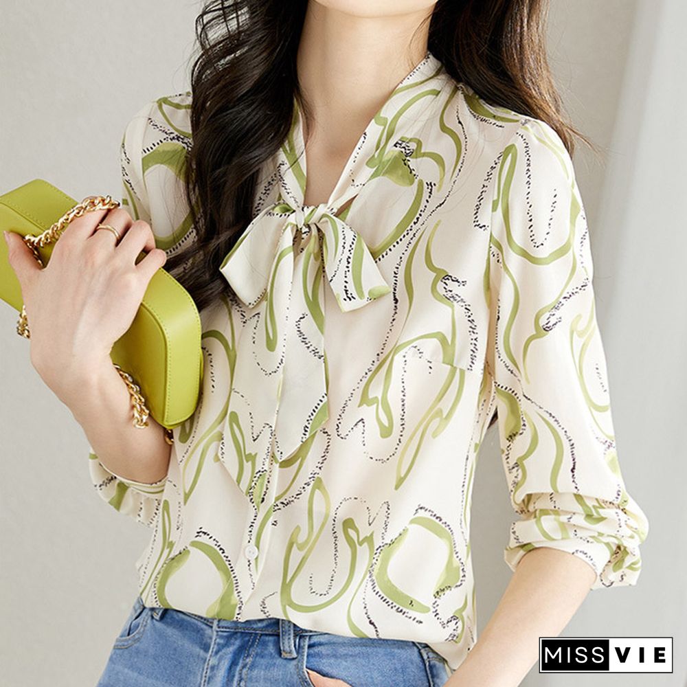 Fashion Floral Print Long Sleeve Casual Shirt