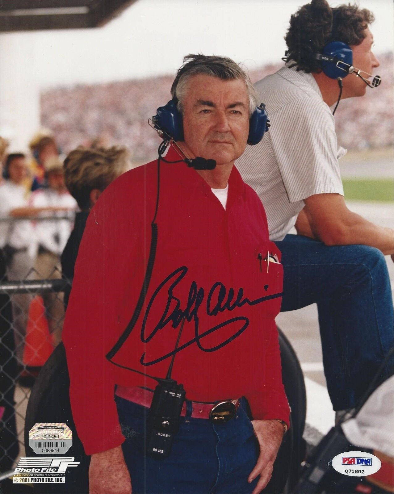 Bobby Allison signed NASCAR 8x10 PSA/DNA # Q71802