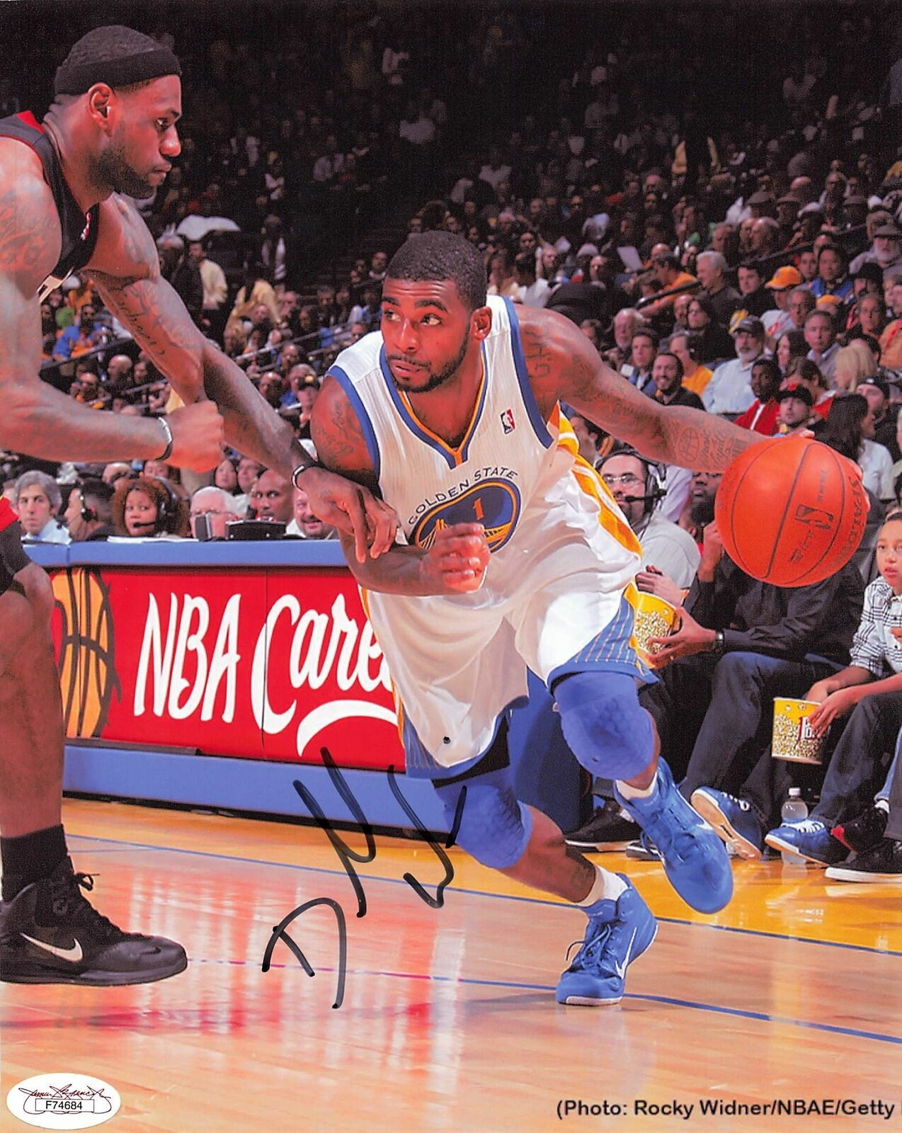 Dorell Wright signed 8x10 Photo Poster painting JSA Golden State Warriors Autographed