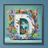 Butterfly Flower D 5D Partial Drill DIY Diamond Painting Kit 30*30cm