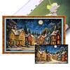 Starry Night In A European Town-11CT Stamped Cross Stitch 50*85cm/19.69*33.46in(Big Size) tapestrymarket