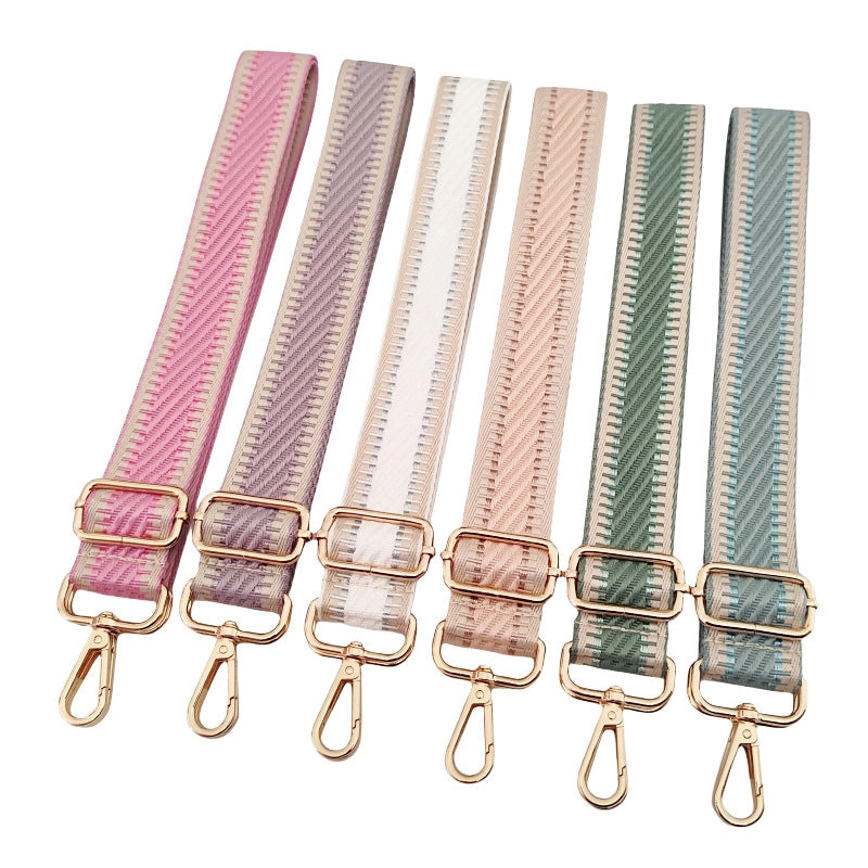 Polyester Cotton Solid Color Bag Strap