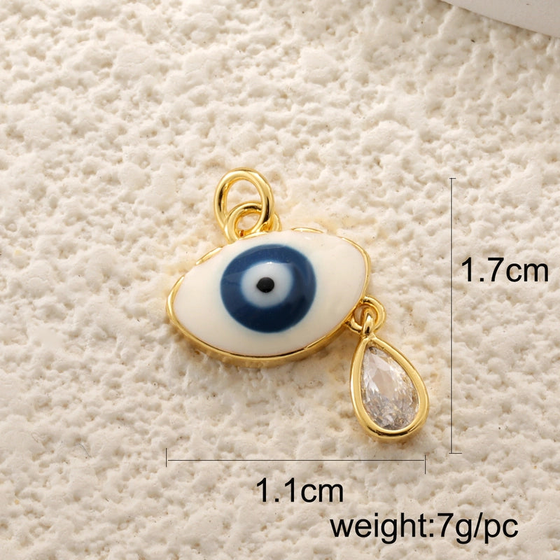 1 Piece Copper Devil’s Eye Jewelry Accessories Pendant