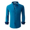 Men's Business Casual No-iron Long-sleeved Shirt