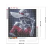 (40*40cm)Lady - Full Round Drill Diamond Painting