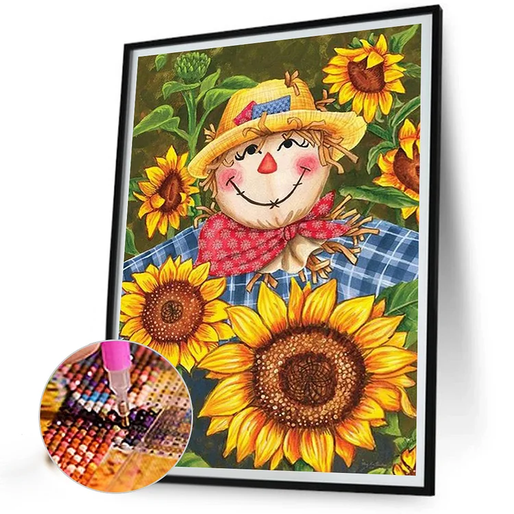 Partial AB Drill - Full Round Drill Diamond Painting -Beach Roses - 40*55CM