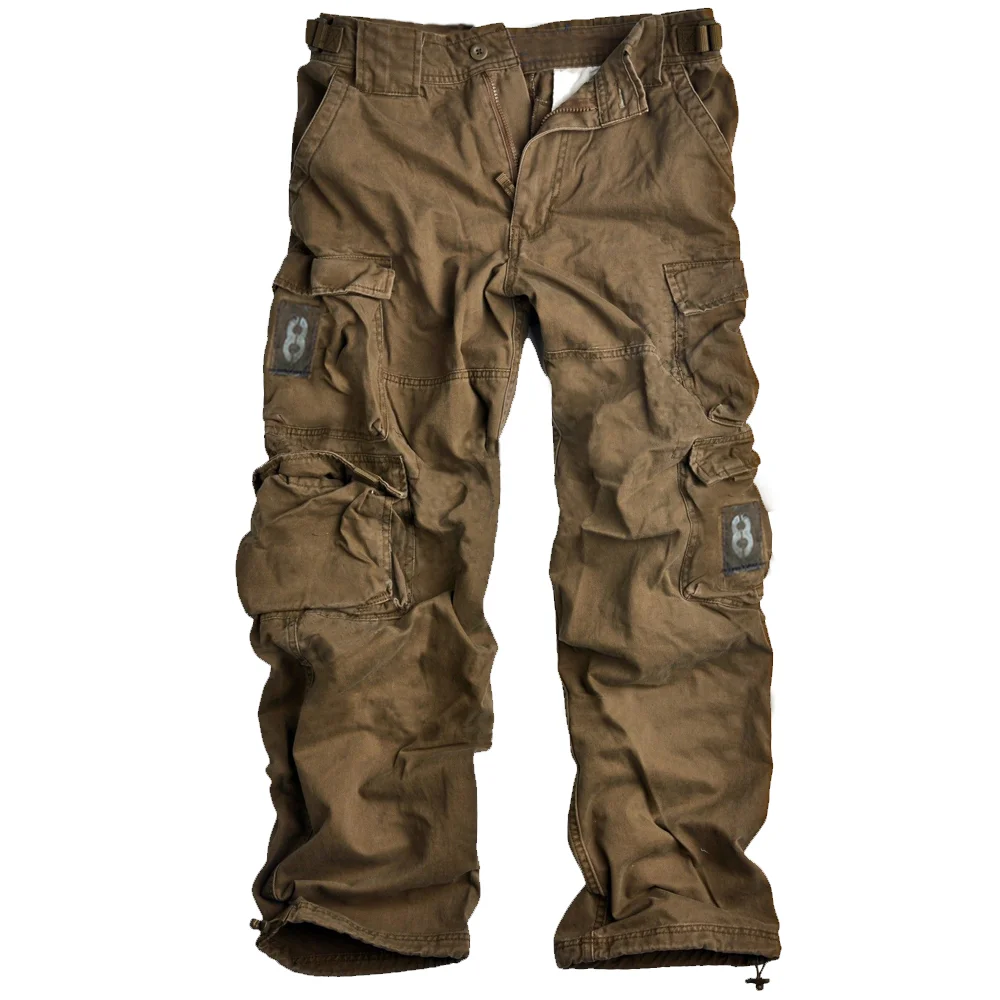 Men's Uniform Tactical Cargo Pant Water Repellent For Work Hiking Hunting