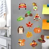 12PCS Diamond Painting Magnets Refrigerator for Adult Kid Fridge Kit(Thanksgiving)