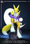 Renamon - Digimon Resin Statue - EL Studio