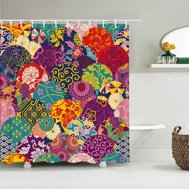 

Shower Curtain – Indian Bohemia-180*180cm, 501 Original