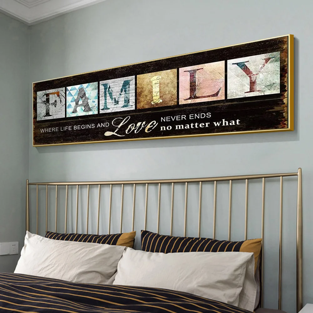 11ct 3-Strand Stampted Cross Stitch - Family(90*30cm)