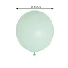 10 Pack | 18" Matte Pastel Seafoam Helium or Air Latex Party Balloons