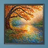 Diamond Painting-DIY Full Round Drill Stained Glass Tree(40*40 CM)