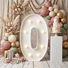 70cm LED Number Figure Light Easy To Assemble & Lightweight Large Lighted Number Warm Lighting & Radiant Atmosphere for Anniversary Graduation Decoration