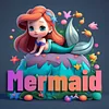 Mermaid - DIY Personalisiert Disney Namen Voller Diamant Malerei
