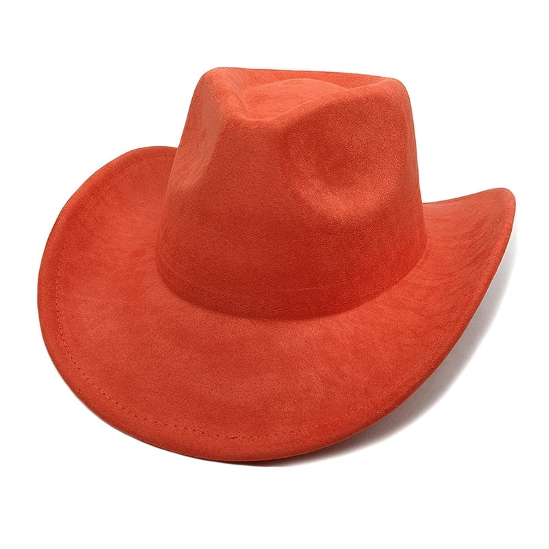 Women’s Classic Style Solid Color Flat Eaves Fedora Hat