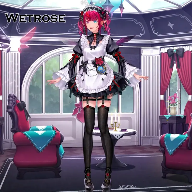 [Deposit Poll] Wetrose Hololive EN Vtuber IRyS Maid New Outfit Cosplay Costume