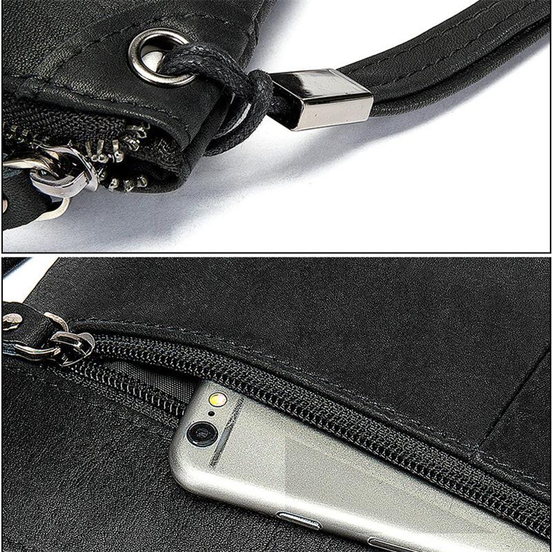 Fine Stitching Genuine Leather Single Handle-Top Zip Fastening Business Handbags