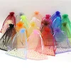 10 Pack | 3"x4" Fuchsia Organza Drawstring Wedding Party Favor Gift Bags
