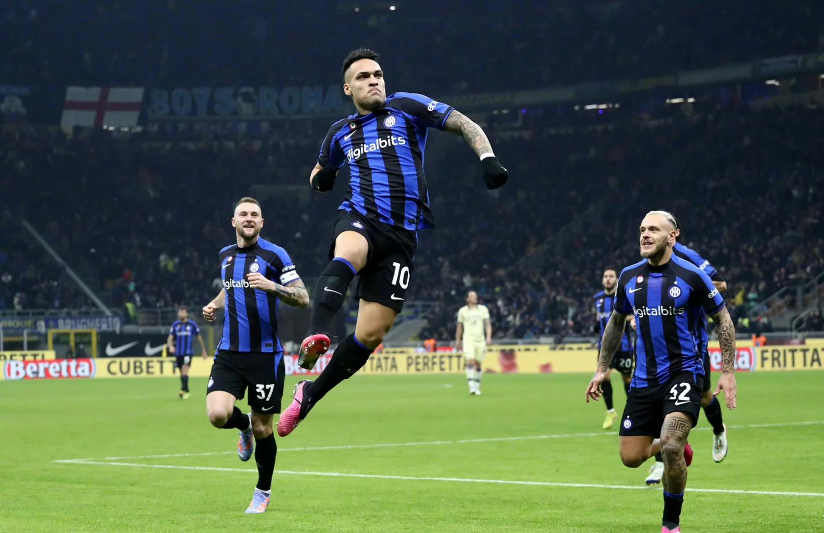 Ten-Man Inter Beat Monaco 2-1, Çalhanoğlu Red Card & Lautaro Winnerjersey|football shirt|football kit|football sportswear