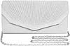 Abendtasche Damen Clutch, Elegant Brauttasche, Handtasche Hochzeit, Damen Kettentasche, Mädchen klein Umhängetasche für Party Freizeit