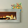 (US Local)Parrot Wooden Diamond Painting Door Topper Right Angle Sign for Party (Right)