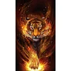 Fire Tiger - Full Round/Square Diamond Painting(80*45cm)