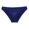 Men's Solid Color Ice Silk Briefs