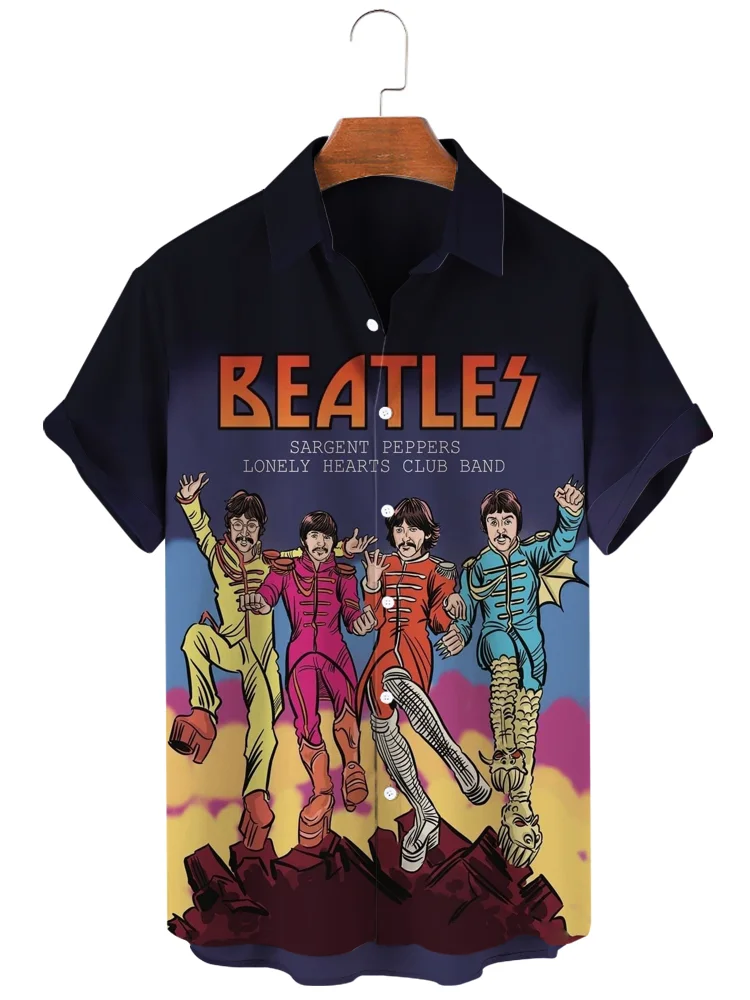 Teecade Teecade The Bealtes Art Print Shirt